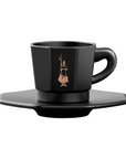 Bialetti set 4 tasses Tazzine noir