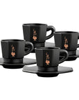 Bialetti set 4 tasses Tazzine noir