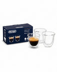 Delonghi 190ml Double Wall Cappuccino Cups