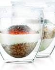 Bodum Pavina to Go 2-Pack Double-Walled Cups with Lids 177ml
