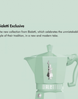 Exclusive pastel green moka 6 cups