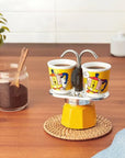 Set mini express Lichtenstein 2 tasses