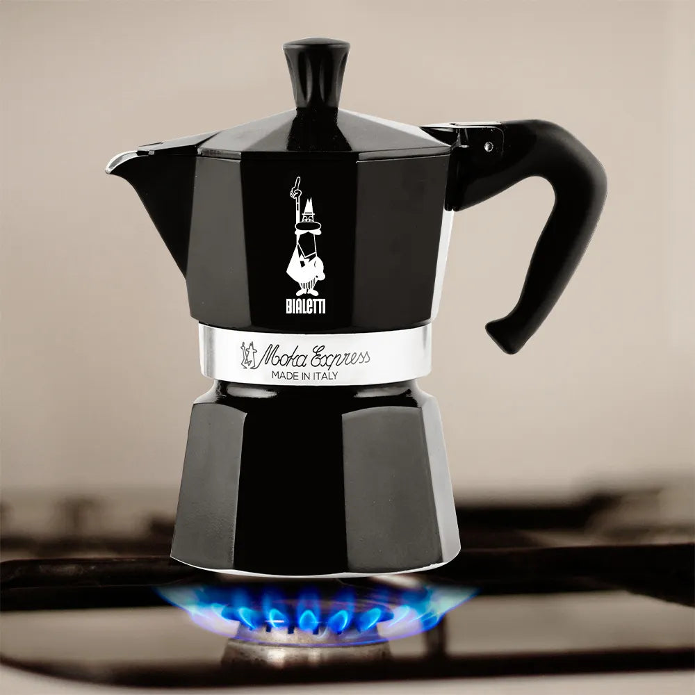 Bialetti Moka Express Black 3 cups – Procafetière.ca