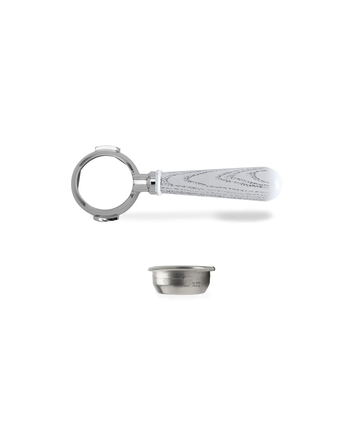 Lelit 58mm Bottomless Portafilter with Wooden Handle