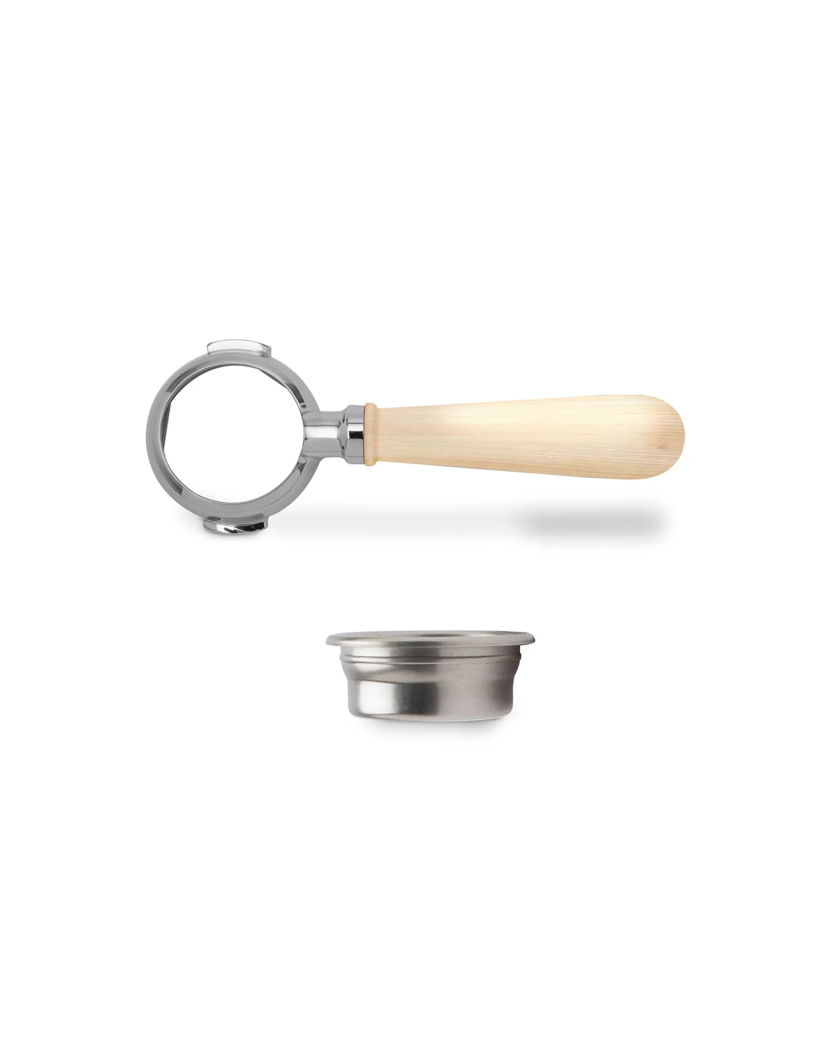 Lelit 58mm Bottomless Portafilter with Wooden Handle