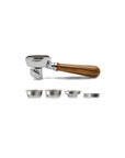 Lelit Ensemble porte filtre 58 mm à 2 sorties ligne Wood