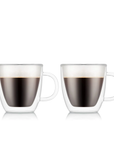 Bodum 2 Double-Walled Bistro Cups with Handles 5 oz