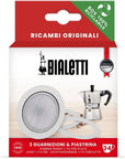 Bialetti 3 joints et 1 plaque Moka Express, Moka Induction, Orzo Express, Brikka 3-4 tasses