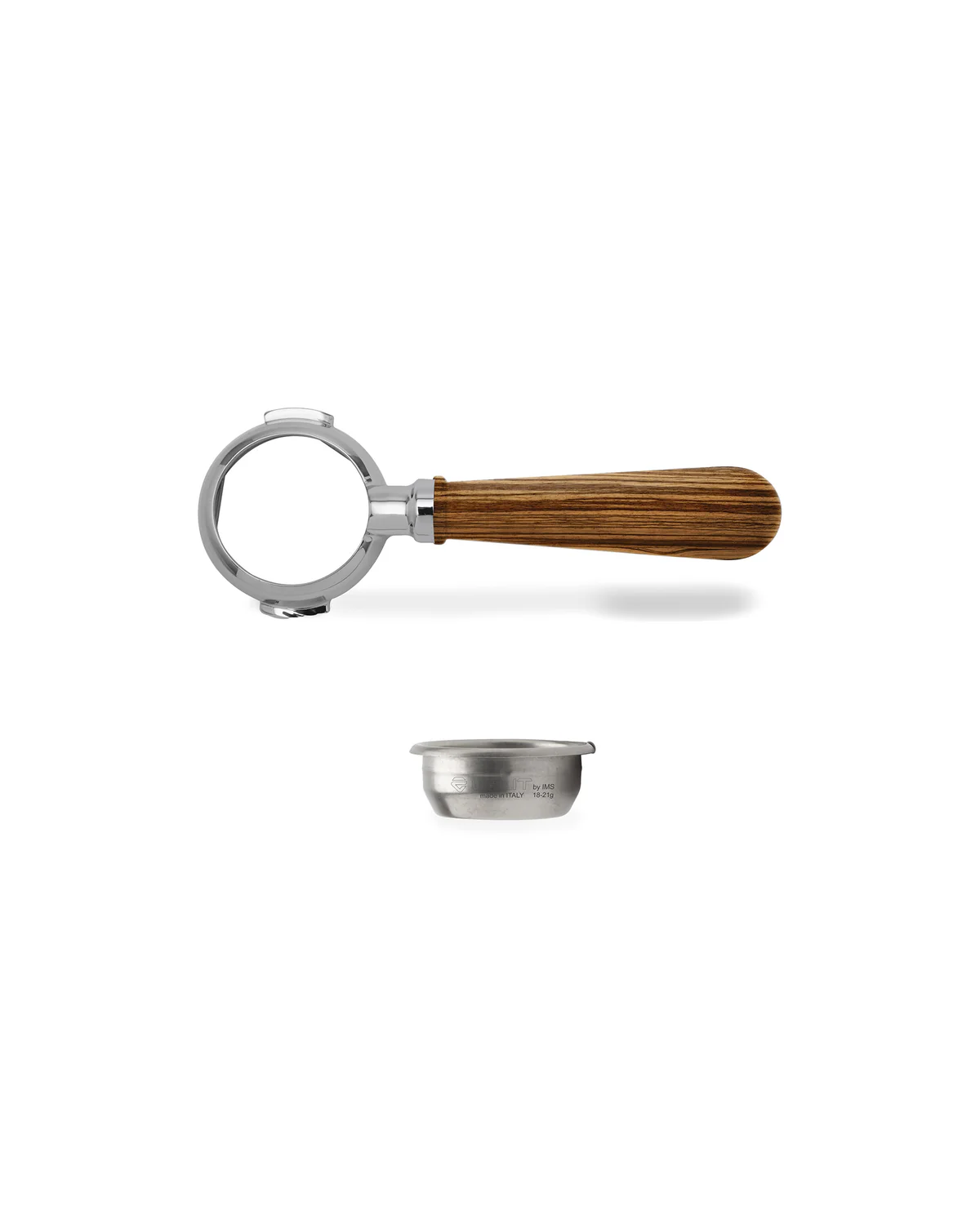 Lelit 58mm Bottomless Portafilter with Wooden Handle
