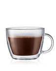 Bodum Deux tasses double paroi pour café au lait avec anse Bistro 15 oz