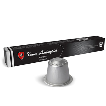 Lamborghini - Boîte de capsules compatibles Nespresso PLATINUM
