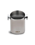 Lelit Coffee grounds container with cloth and brush