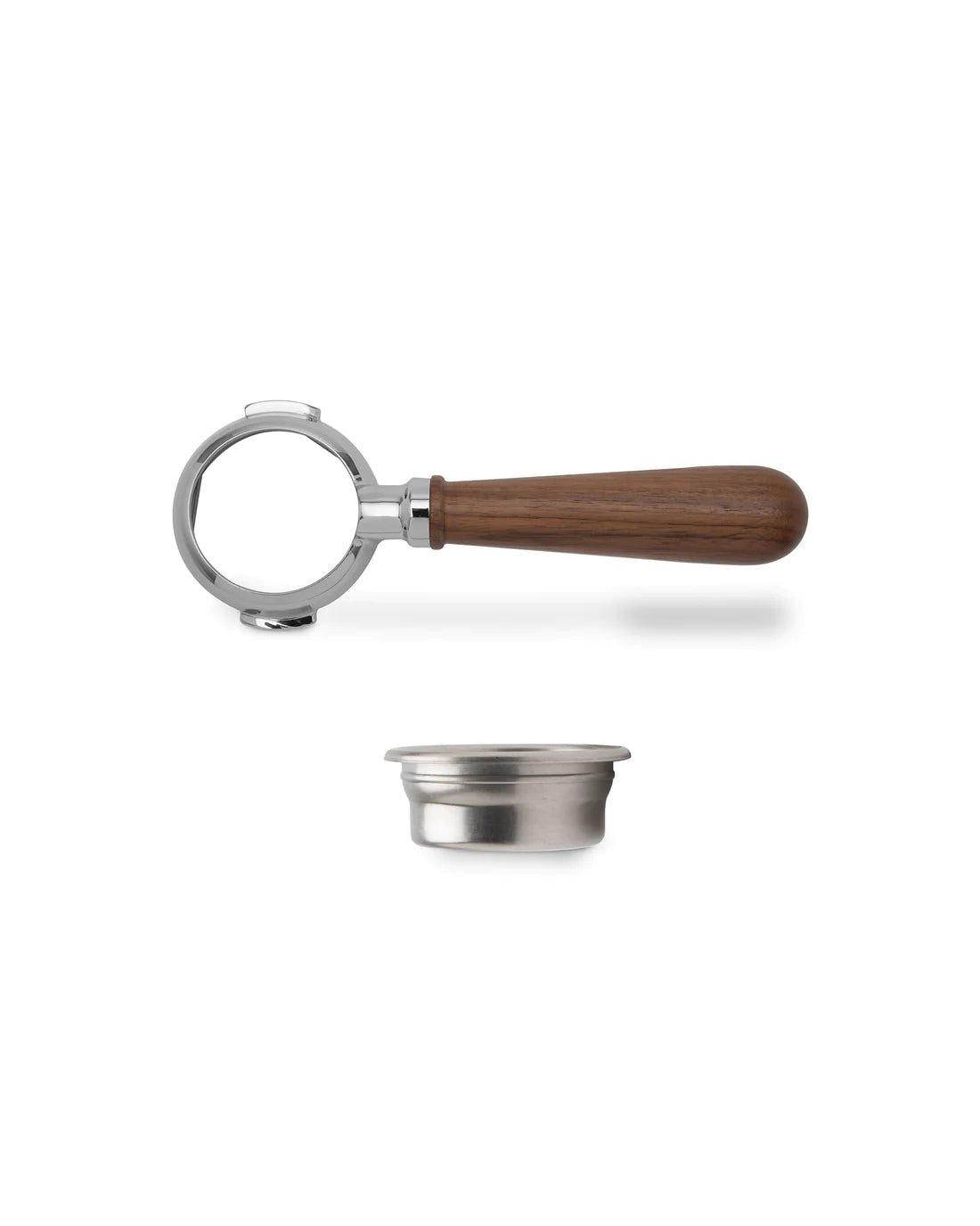 Lelit 58mm Bottomless Portafilter with Wooden Handle