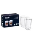 Double-walled macchiato cups, 220ml Delonghi