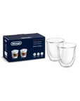 Tasses à cappuccino Delonghi à doubles parois