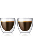 Bodum Pavina Double Wall Mugs 2.5 oz
