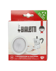 Bialetti 3 joints et 1 plaque Moka Express, Fiammetta, Break, Happy, Dama, Mini Express et Rainbow 9 tasses