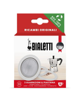 Bialetti 3 joints et 1 plaque compatible avec Moka Express 12 tasses