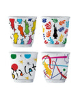 Bialetti set 4 cups Bicchierini Arte