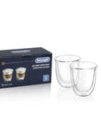 Delonghi 190ml Double Wall Cappuccino Cups