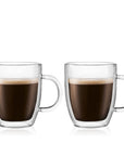 Bodum 6 tasses double paroi avec anse Bistro 10 oz