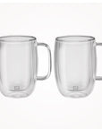 Zwilling-Ensemble de 2 Verres à latte macchiato double paroi avec anse 450ml