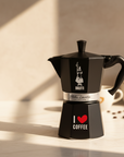 Bialetti Moka Express I love Coffee- 6 cups
