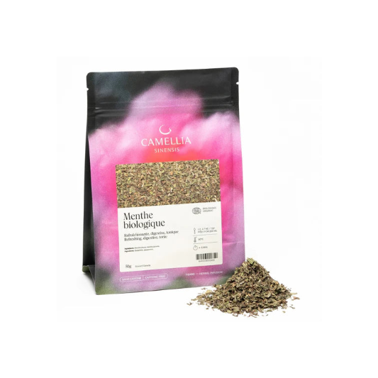 Camellia - Menthe biologique 50g.