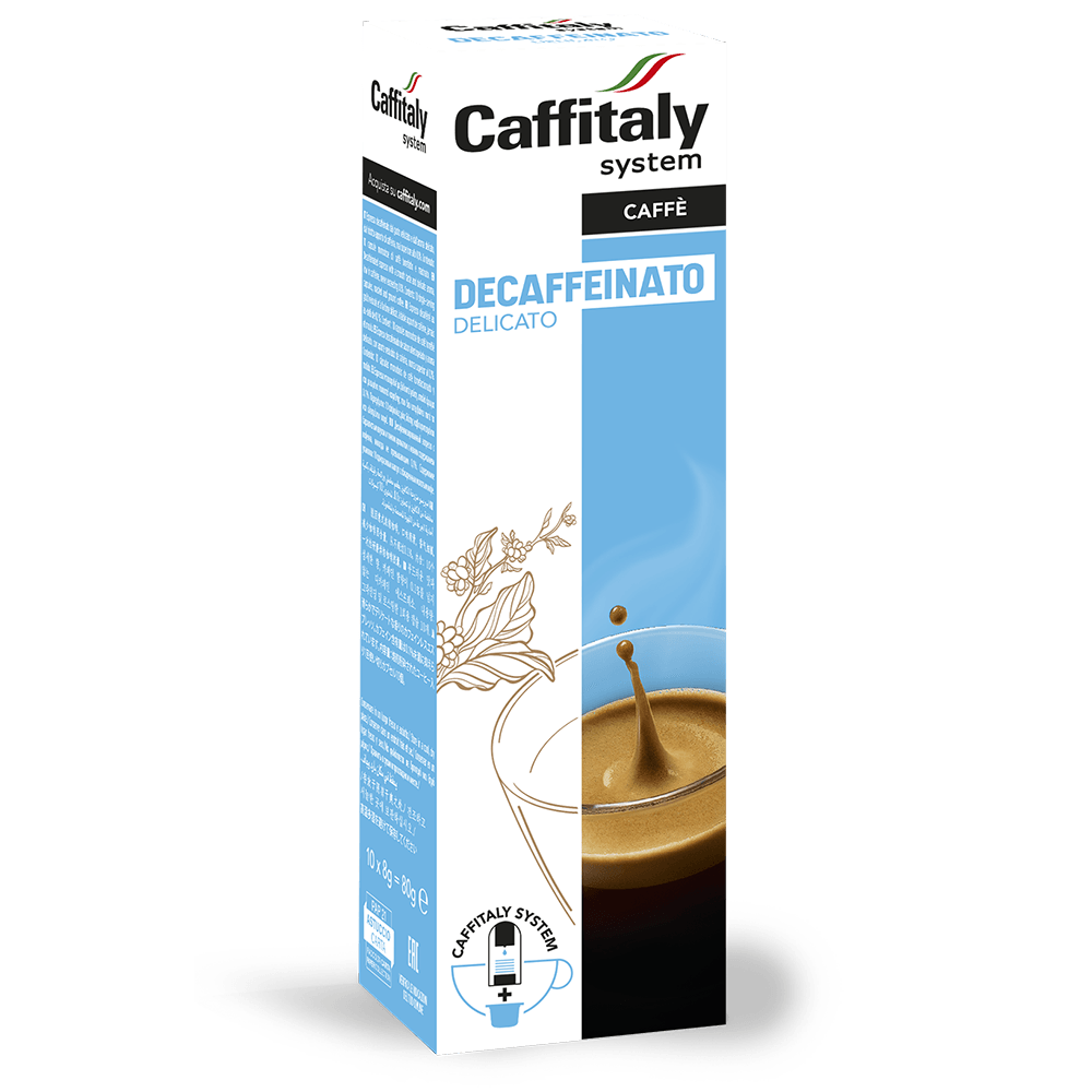 Caffitaly - Boîte de capsules Decaffeinato Delicato