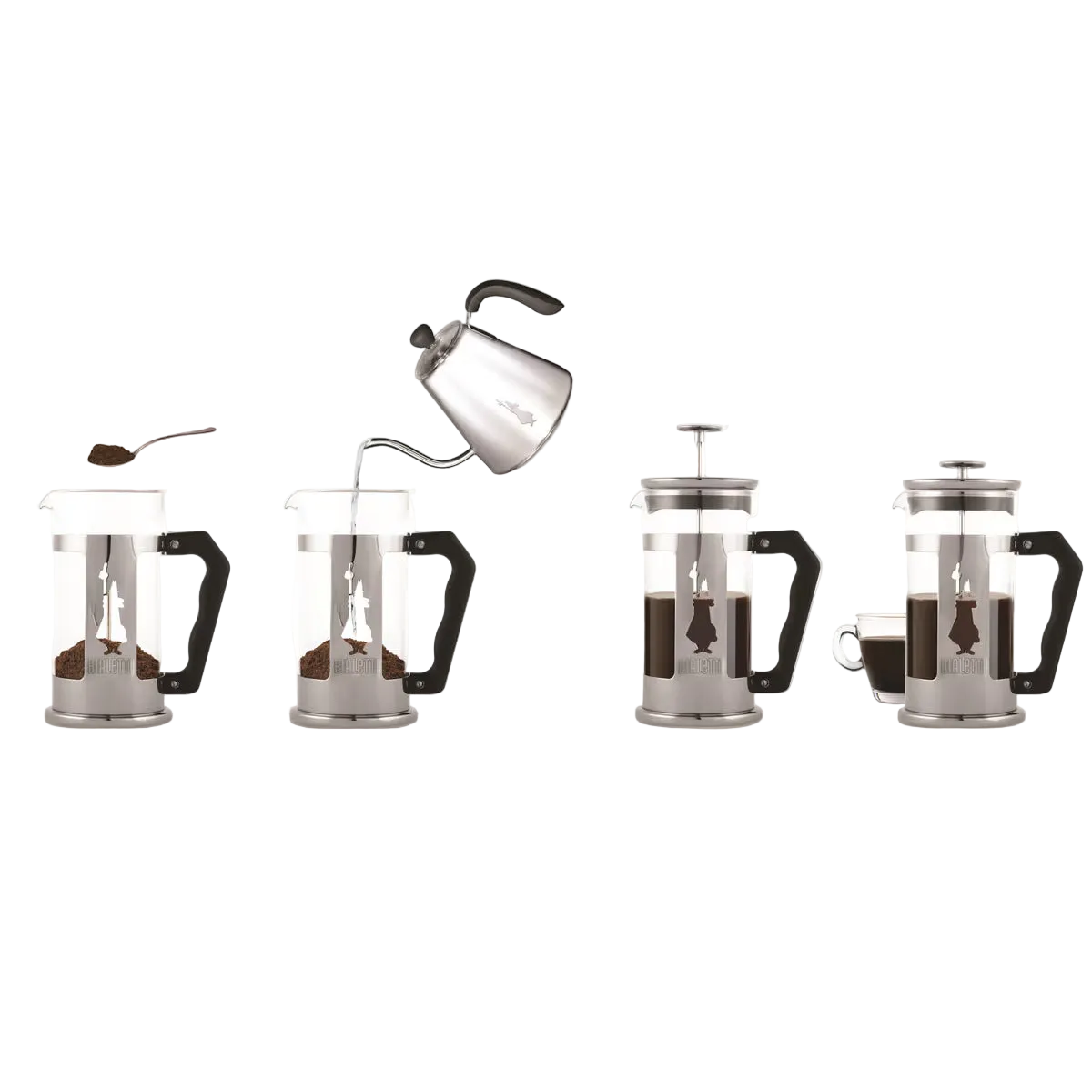 Bialetti Cafetière à piston Preziosa (French Press)