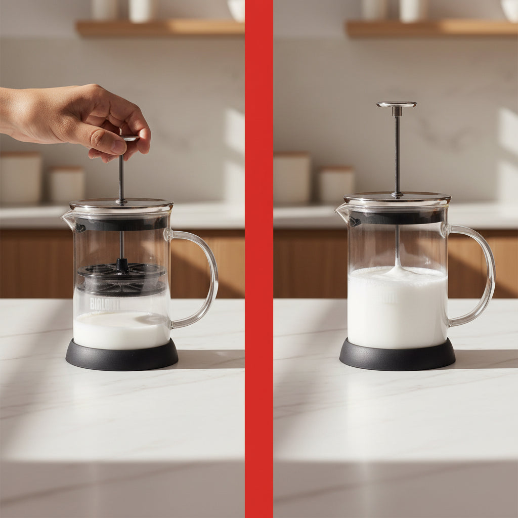 Bialetti Mousseur à lait manuel