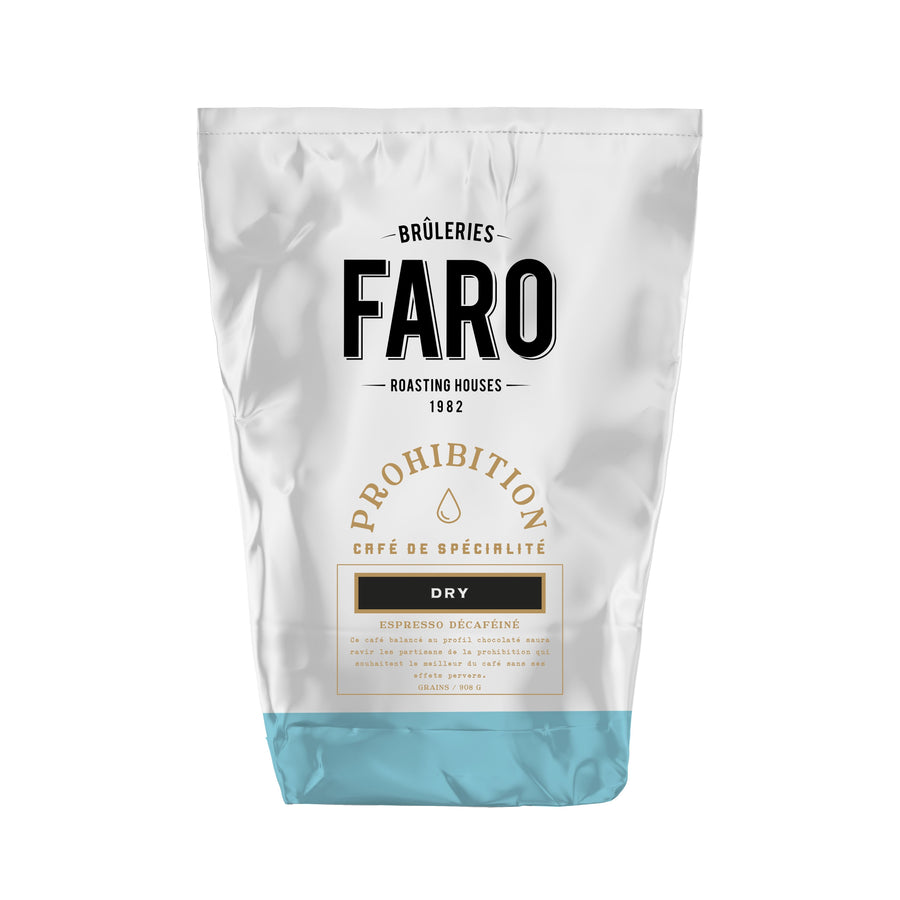 Faro - Dry Prohibition Espresso Décaféiné